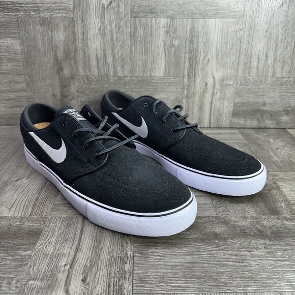 Nike SB Zoom Janoski OG+ Men's size 13 Black Suede Skate Shoes FD6757-001 - Picture 2 of 8